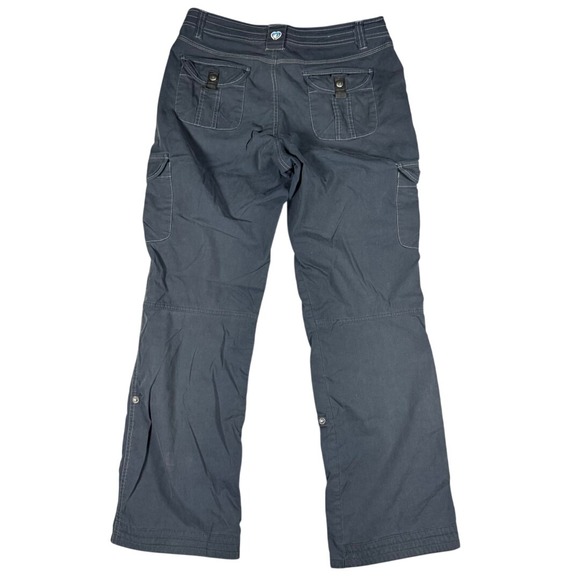 Kuhl Womens Splash Roll-Up Pants 32x32 Charcoal Grey Vintage Patina Dye Size 10 - Picture 5 of 10